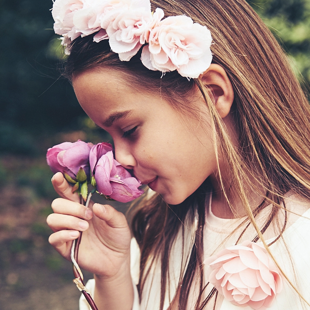 i fiori e i bambini | la moda bambino