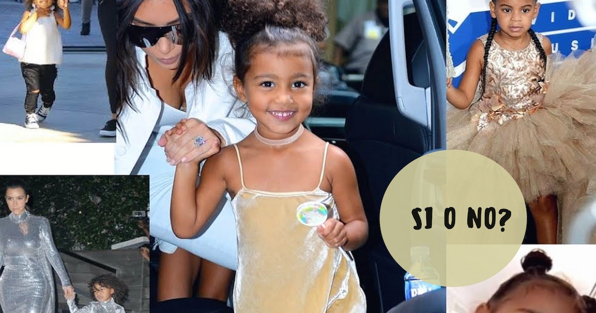 outfit di North West la figlia di Kim Kardashian