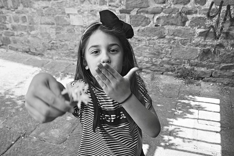 nero e blu insieme per i bambini