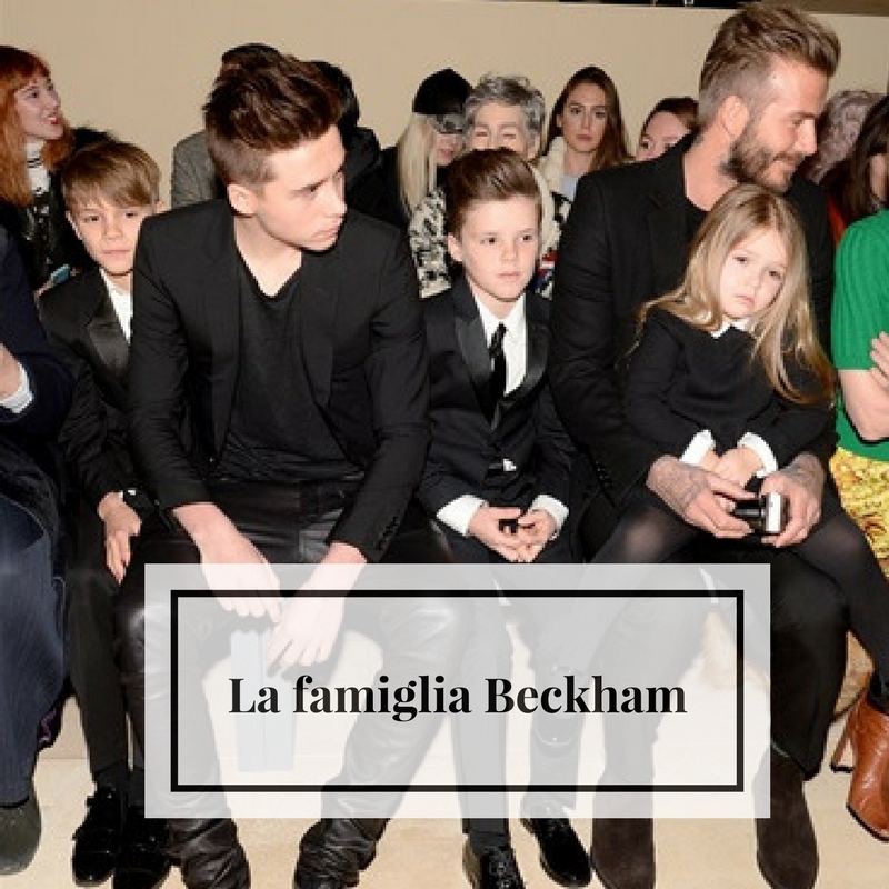 la famiglia Beckham instagram