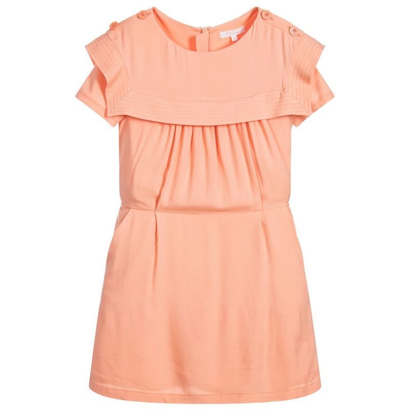 abito salmone rosa Chloè