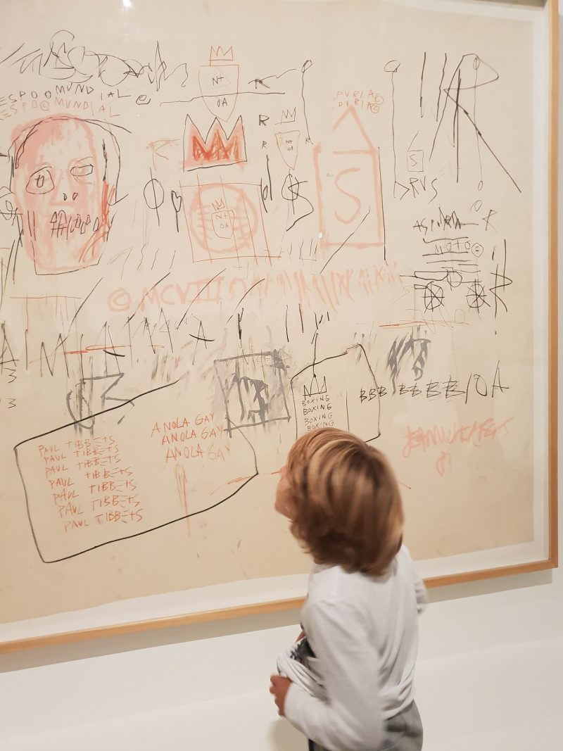 week end a parigi con i bambini basquiat disegno
