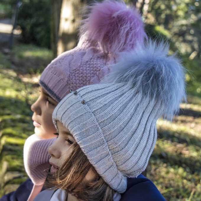 cappelli con i pom pon