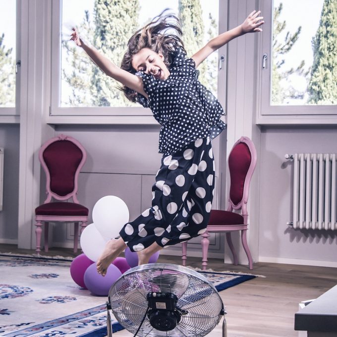 I pois total look moda bambina