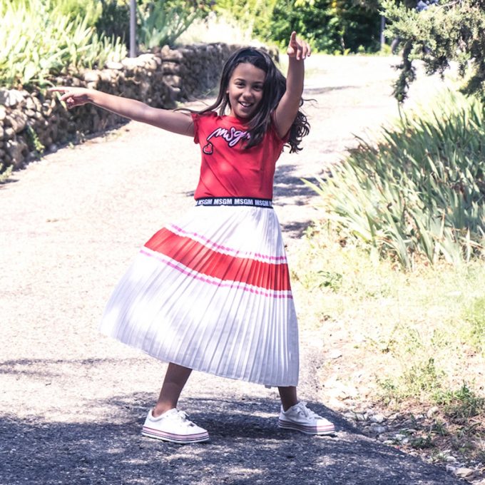 gonna lunga per bambina