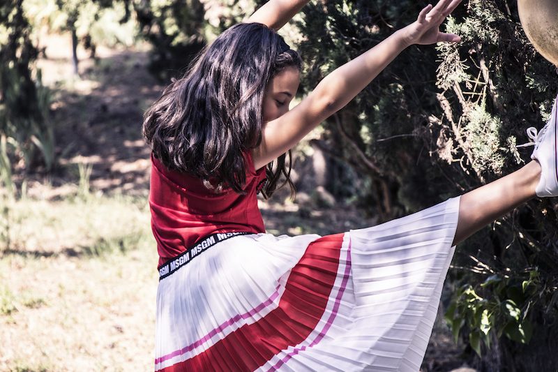 gonna lunga per bambina