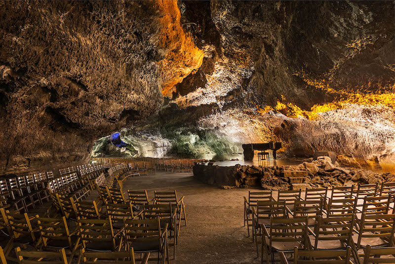 Lanzarote coi bambini cueva