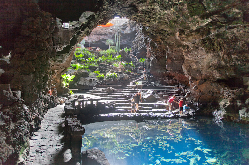 Lanzarote coi bambini jameos del agua