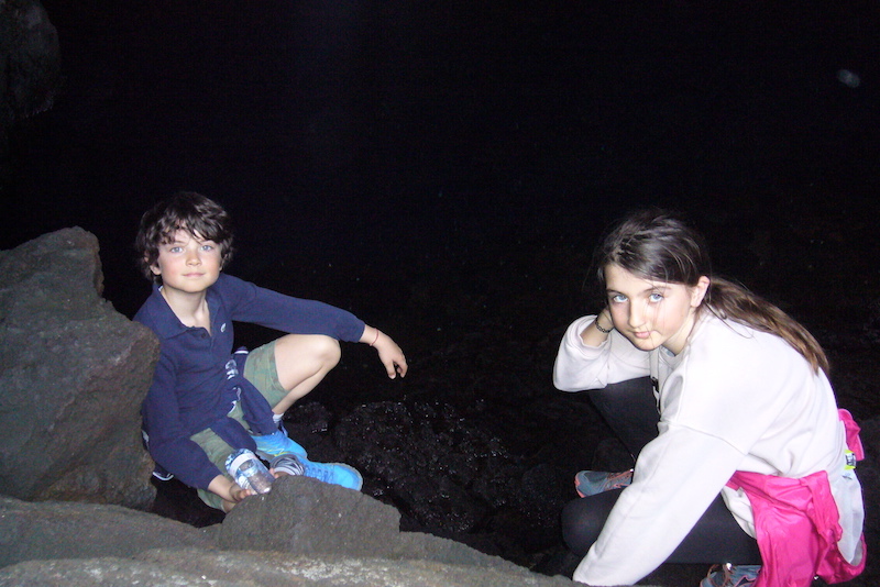 Lanzarote coi bambini cueva