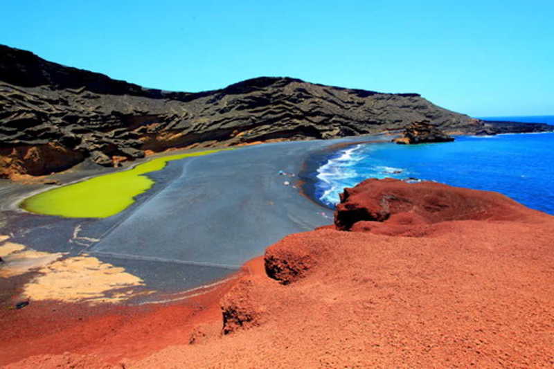 Lanzarote coi bambini lago verde