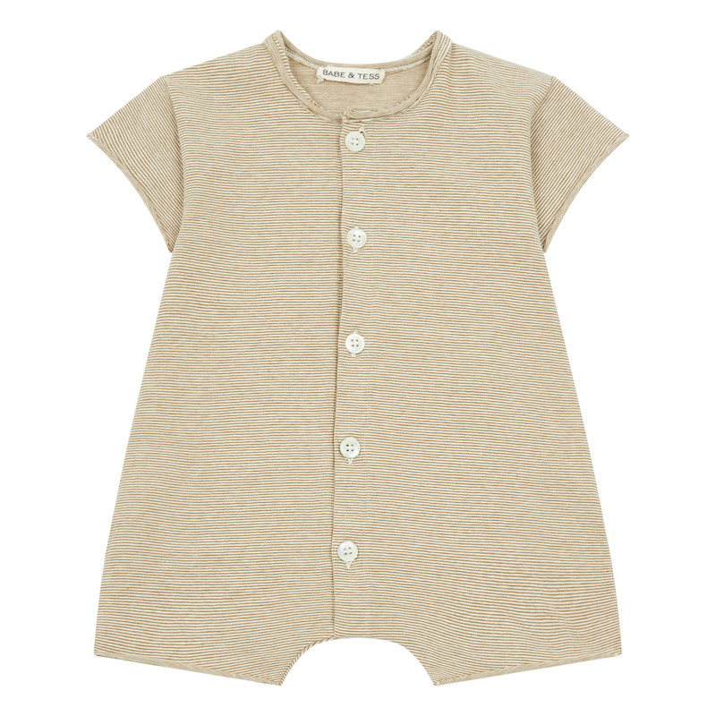 novità per il neonato Babe & Tess tutina jersey righe
