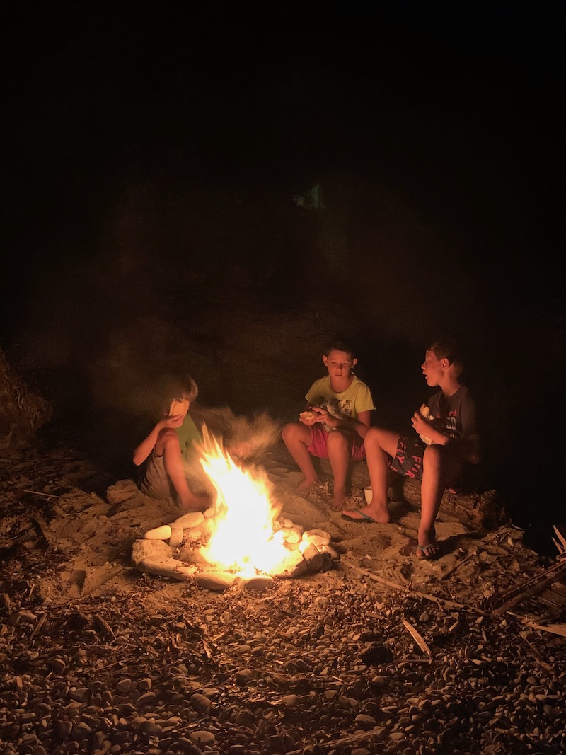 vacanze al mare in Toscana falò