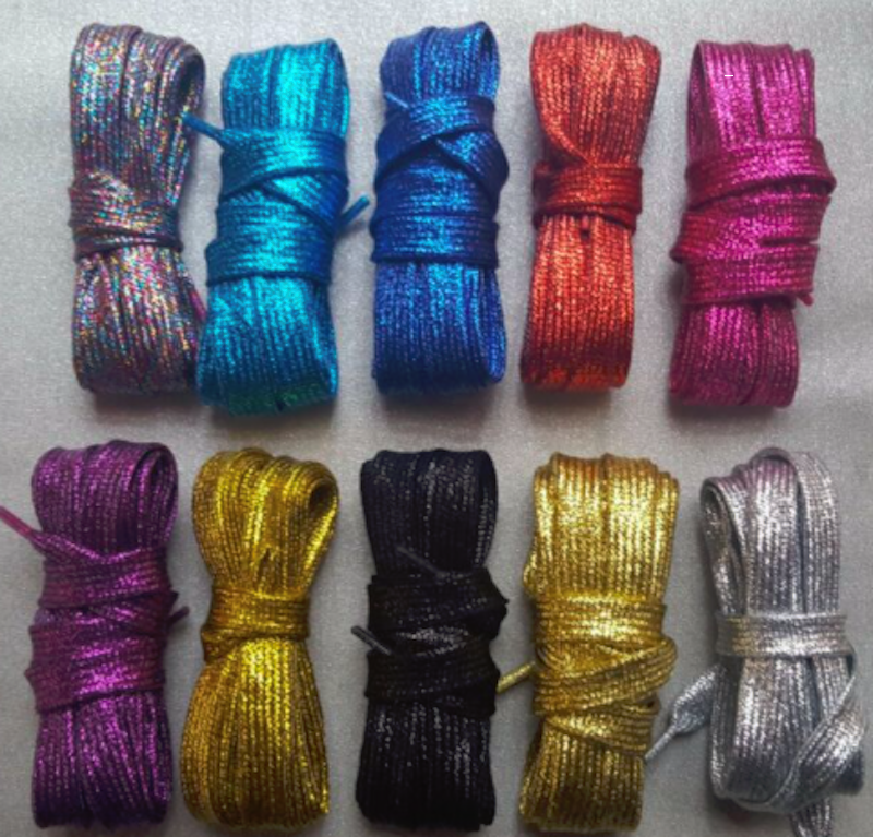 le scarpe per i bambini per le feste lacci lurex