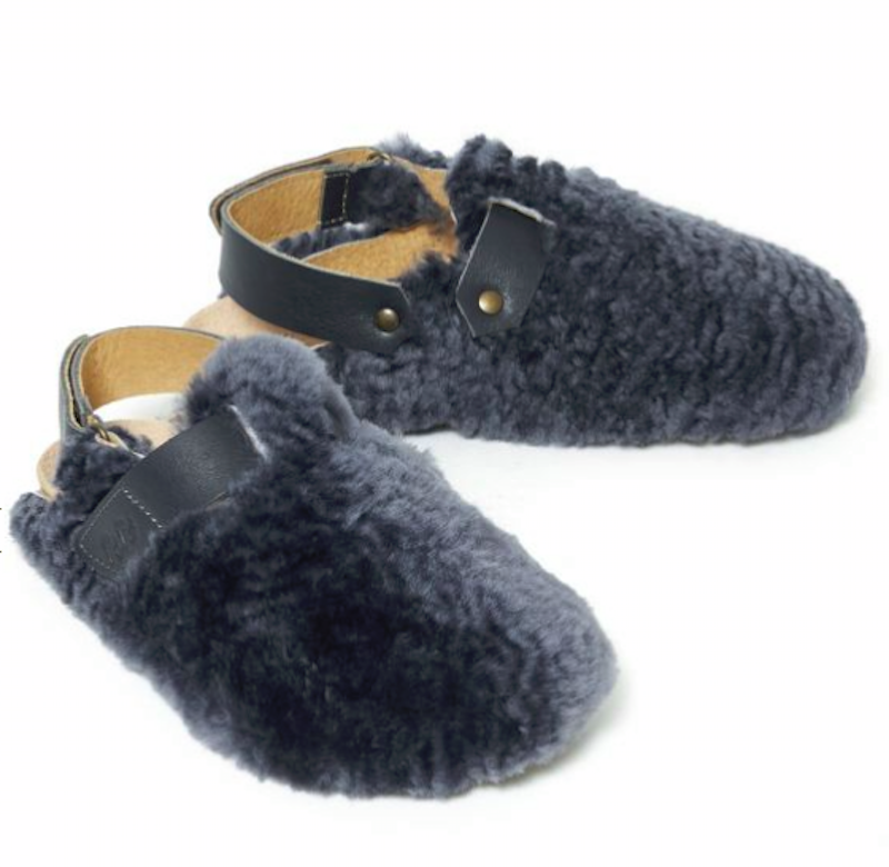 le scarpe per i bambini per le feste pantofole ecopelliccia pepe