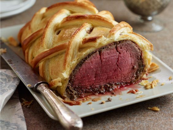 menù per le feste Filetto alla Wellington