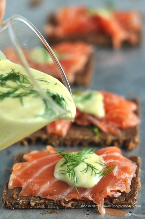 menù per le feste salmone marinato