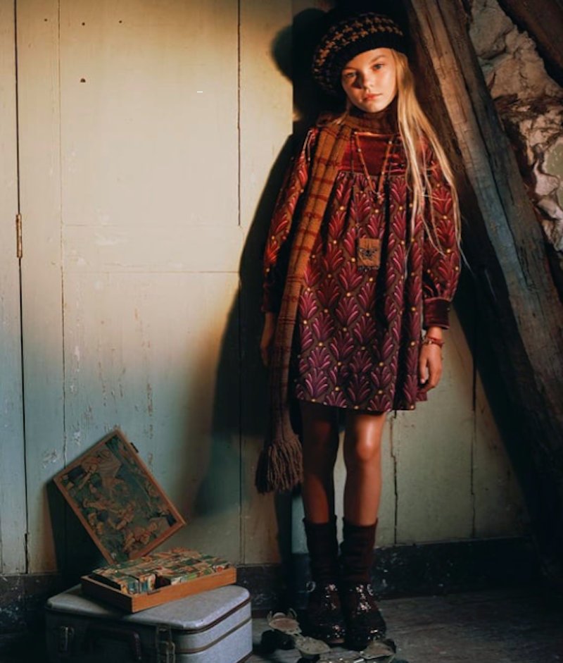 il marrone è il nuovo nero ABITO BORDEAUX zara