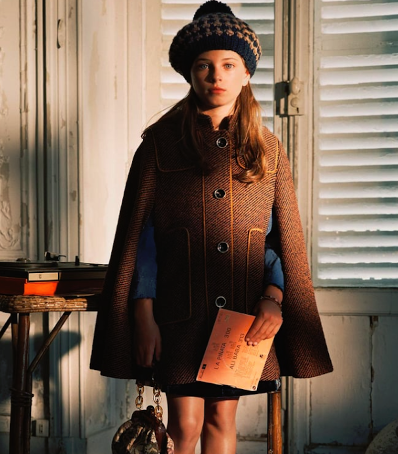 il marrone è il nuovo nero mantella zara