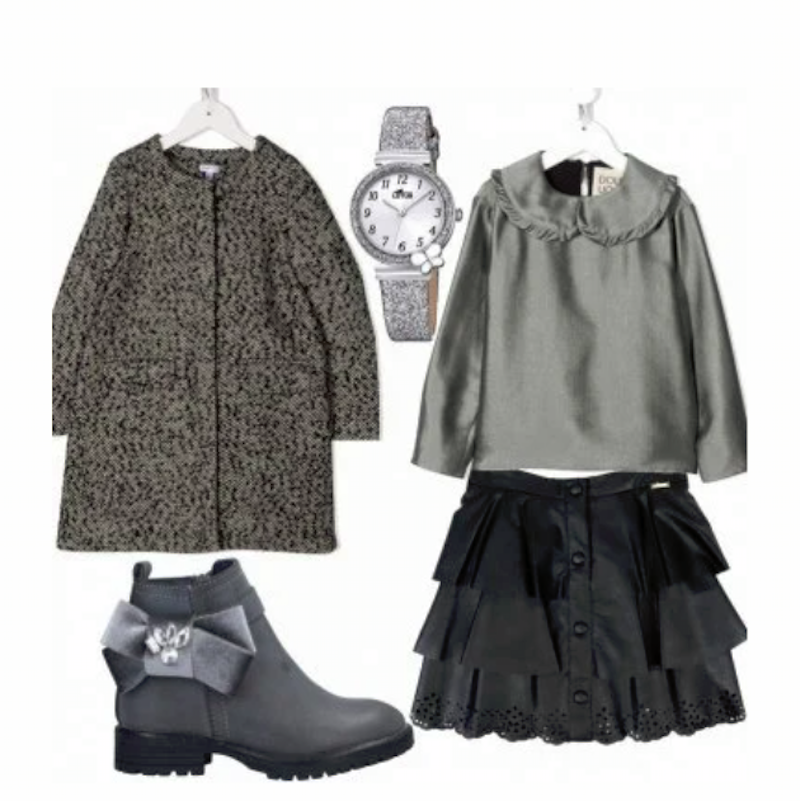 oroscopo e moda bambini per gennaio 2021 look grigio F